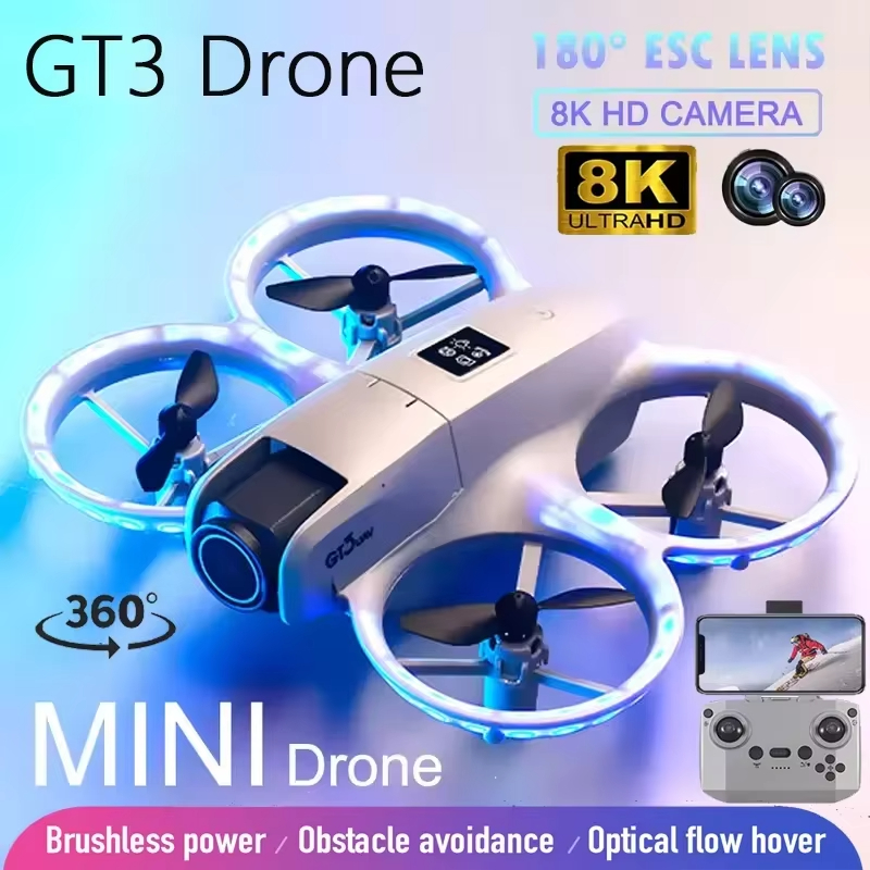 Drone Gt3 Rc - НОВЫЙ мини-дрон GT3 8K HD с