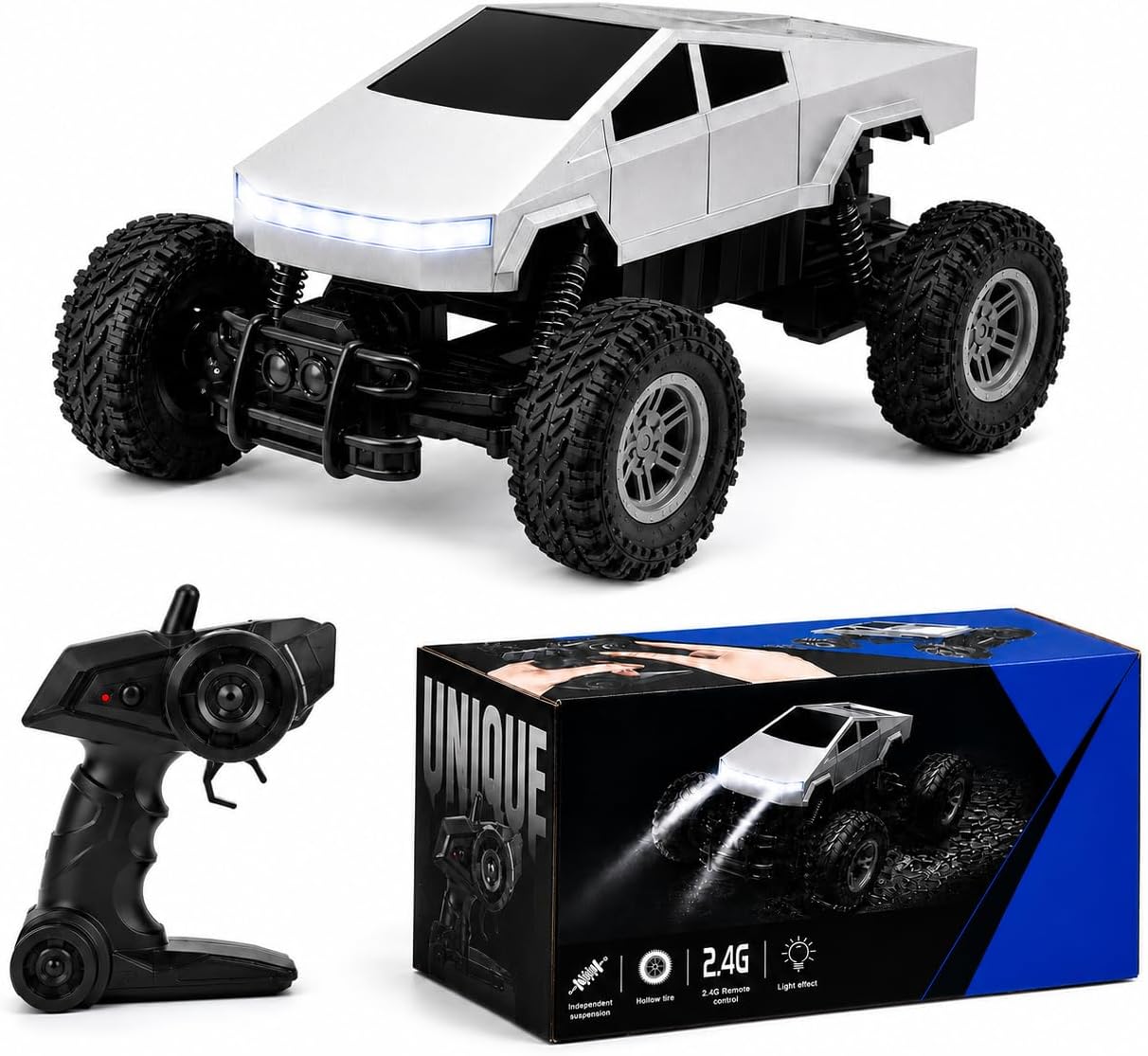 Drone Or Rc Car - Радиоуправляемый грузовик 1:18 для детей, 2.4
