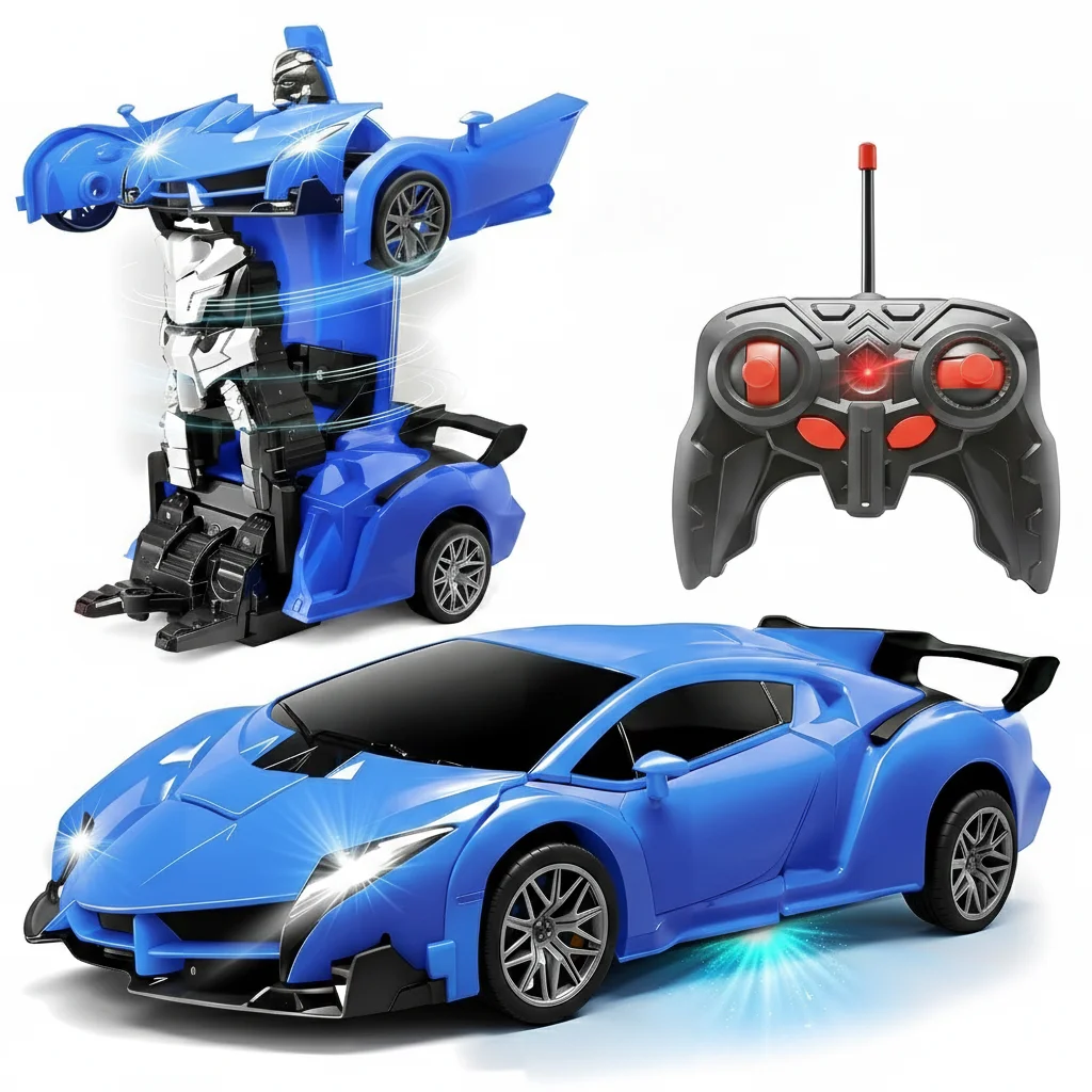 Drone Or Rc Car - Радиоуправляемая машинка-трансформер 2-в-1: робот и гоночный