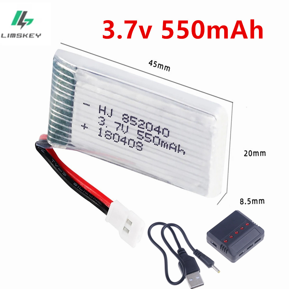 Drone Xh2 Rc - 3,7 В 550 мАч 852040 Lipo