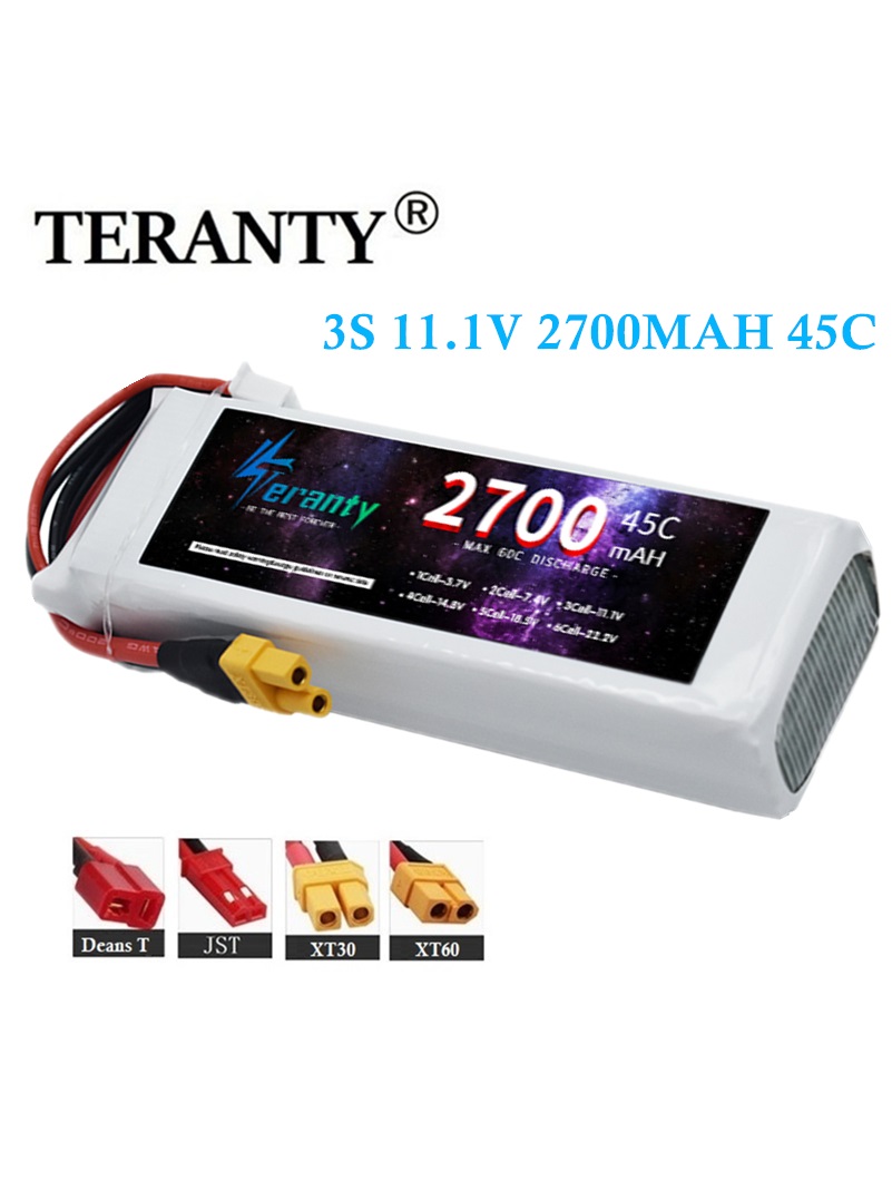 Drone Avion Rc - Аккумулятор TERANTY 2700 мАч 45C 3S