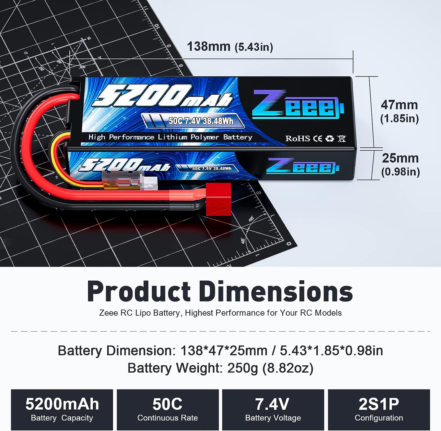 Аккумулятор Lipo Zeee 5200 мАч – обзор и цена Drone Rc Link