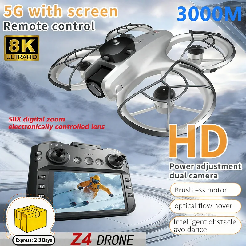 Новый дрон MINI Z4 4K Professi – обзор и цена Drone Kf Rc