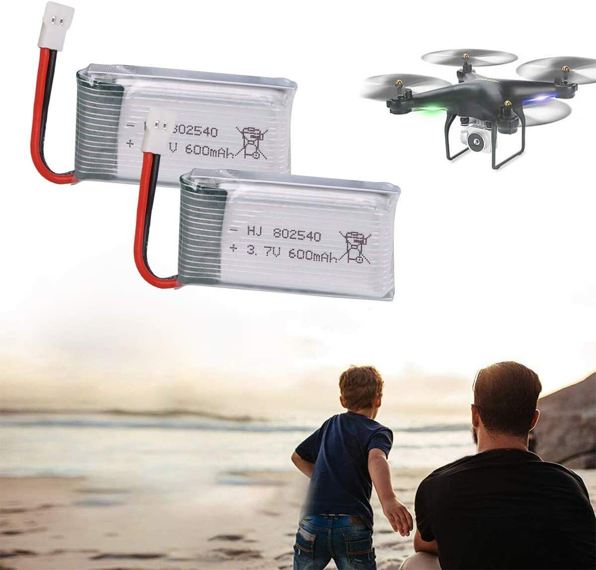 4x 3,7 В 600 мАч Lipo аккумуля – обзор и цена Drone Xh2 Rc