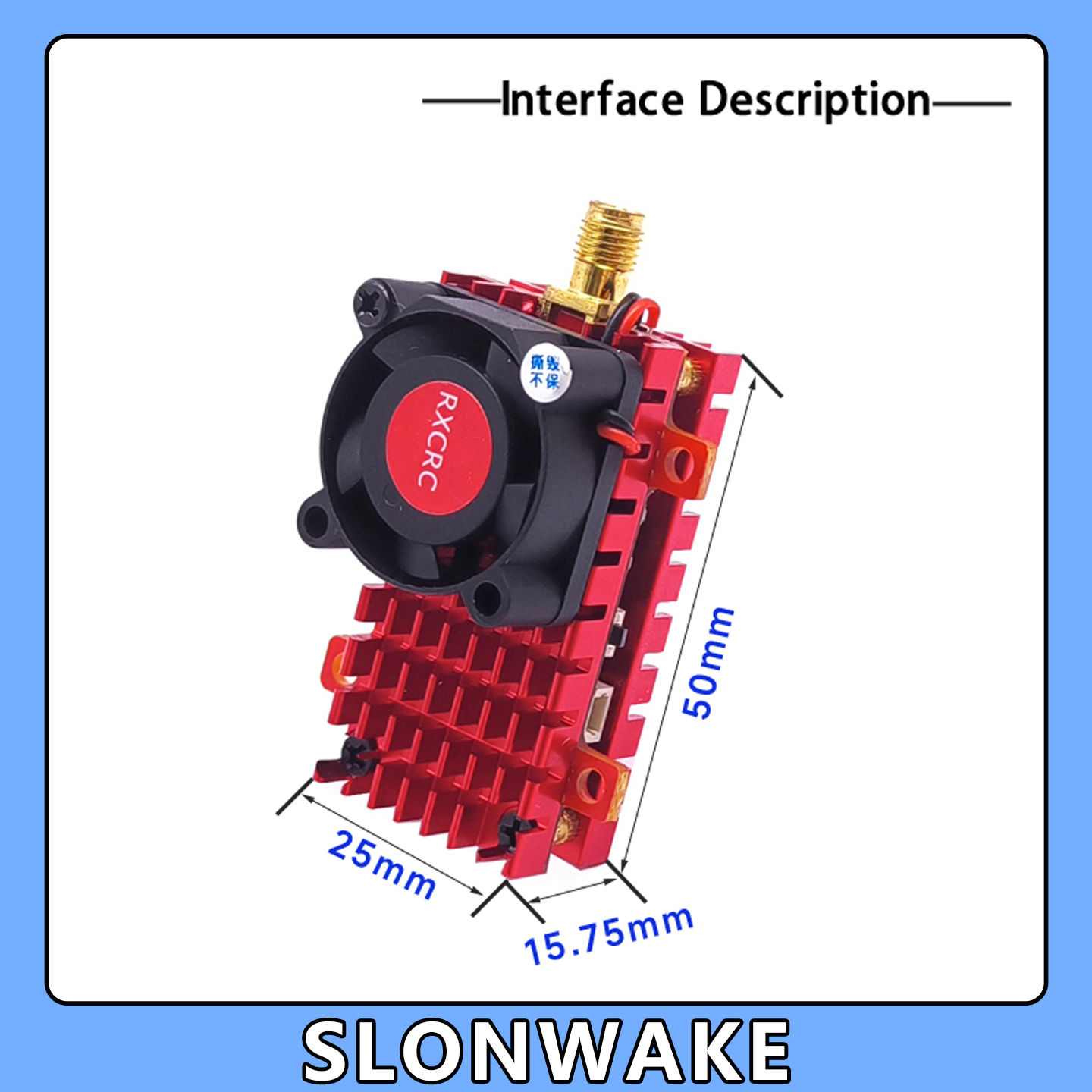SLONWAKE 5,8G 2 Вт VTX FPV 180 – обзор и цена Drone Kf Rc