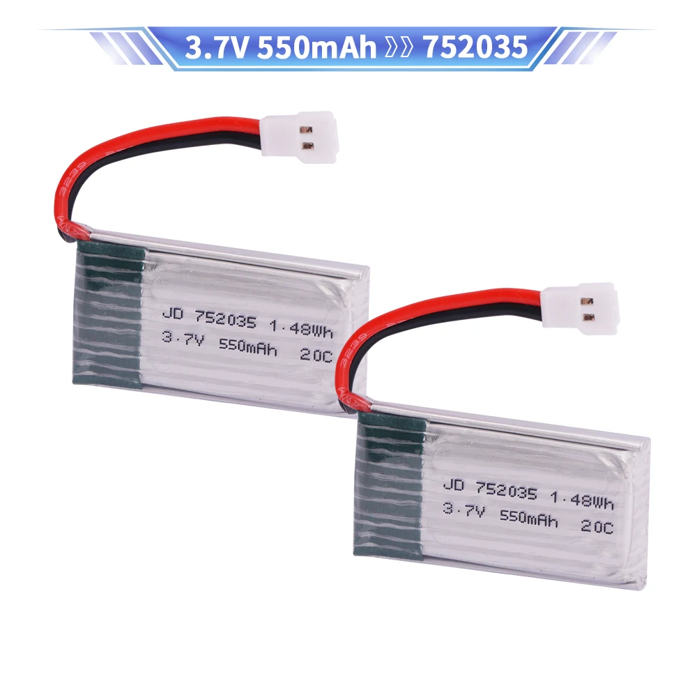752035 550 мАч 3,7 В Lipo акку – обзор и цена Drone Xh2 Rc