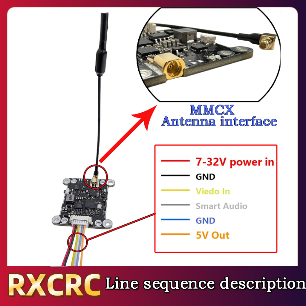 RXCRC 5,8G модуль 48 каналов 1 – обзор и цена Receiver Rc Drone