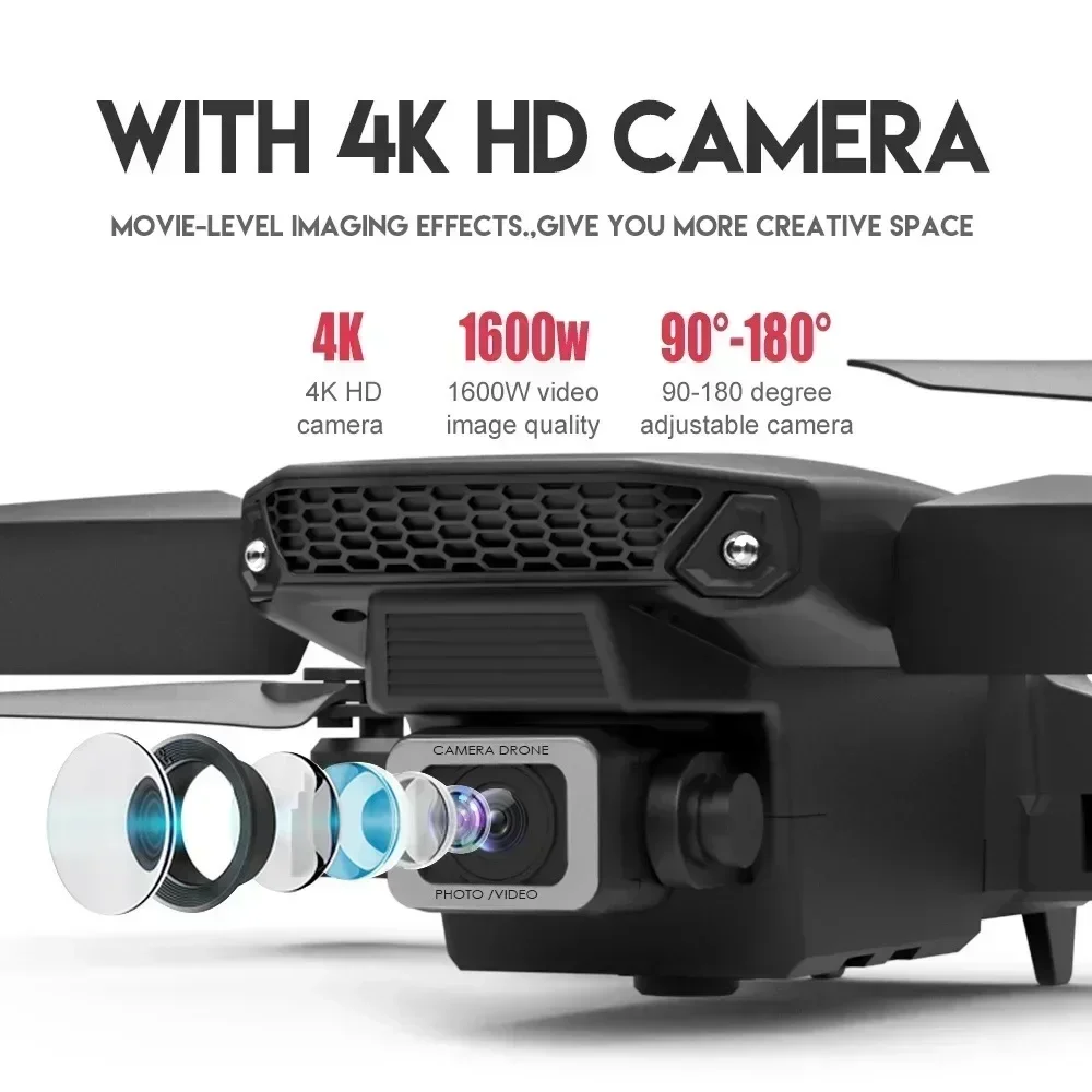 E88 Pro WIFI FPV Дрон Широкоуг – обзор и цена Drone Kf Rc