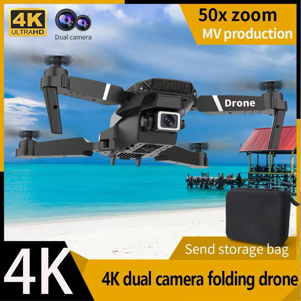 Профессиональный дрон E88, 4k, – обзор и цена Drone Rc Team City