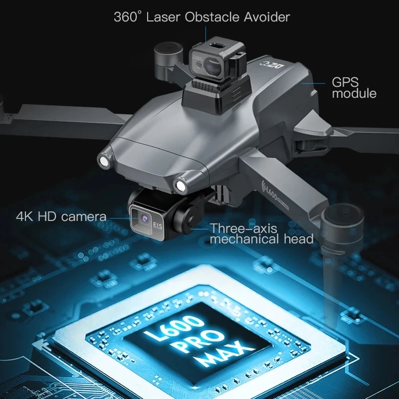 L600 PRO MAX GPS Дрон Професси – обзор и цена Drone Rc Team City