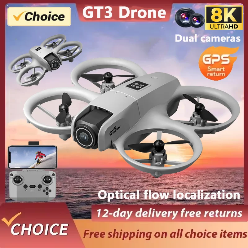 Камера GT3 Drone 8K HD, складн – обзор и цена Drone Rc Team City