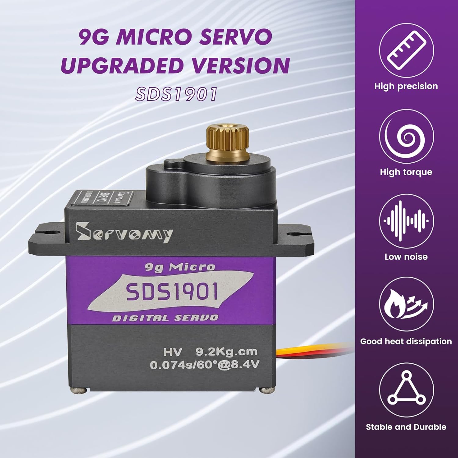 SERVOMY-SDS1901 Цифровой 9G ми – обзор и цена Rc Car Servo