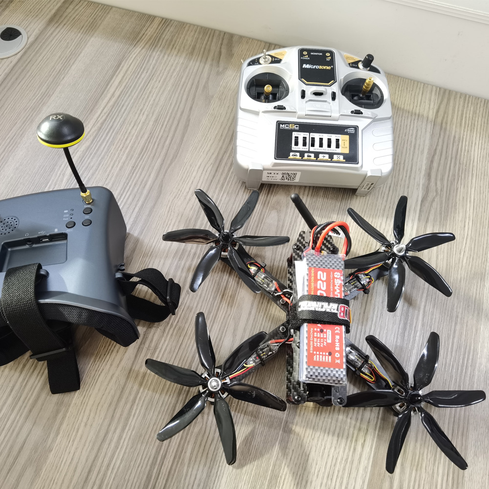 10 шт. 504060 5x4x6 6-лопастны – обзор и цена Drone Frame 5 Inch