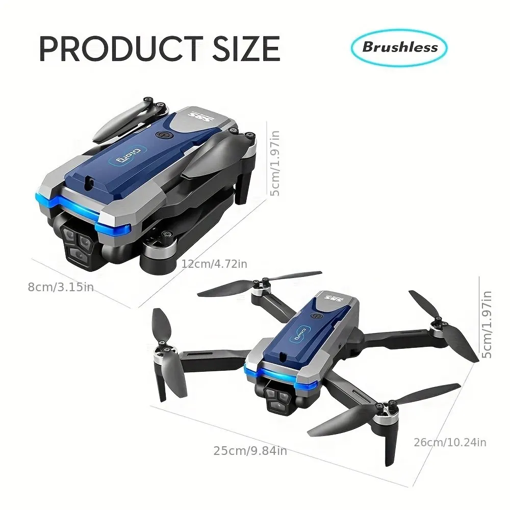 Складной Квадрокоптер S8S, GPS – обзор и цена Drone Rc Team City
